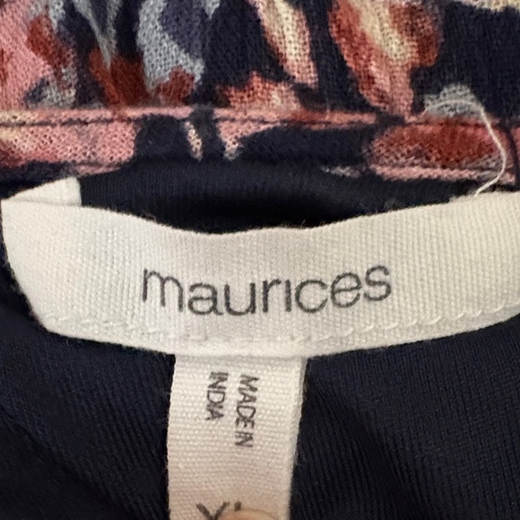 Maurices Floral Long Sleeve Dress - Pink and Blue - Picture 2 of 6